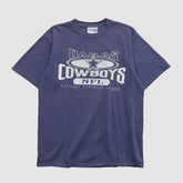 Dallas Cowboys Chalk Line 1996 T-shirt - Navy Vintage for sale
