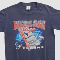 Houston Texans NFL 2002 T-shirt - Navy Vintage for sale