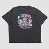 Super Bowl XLII Reebok 2008 T-shirt - Black Vintage online