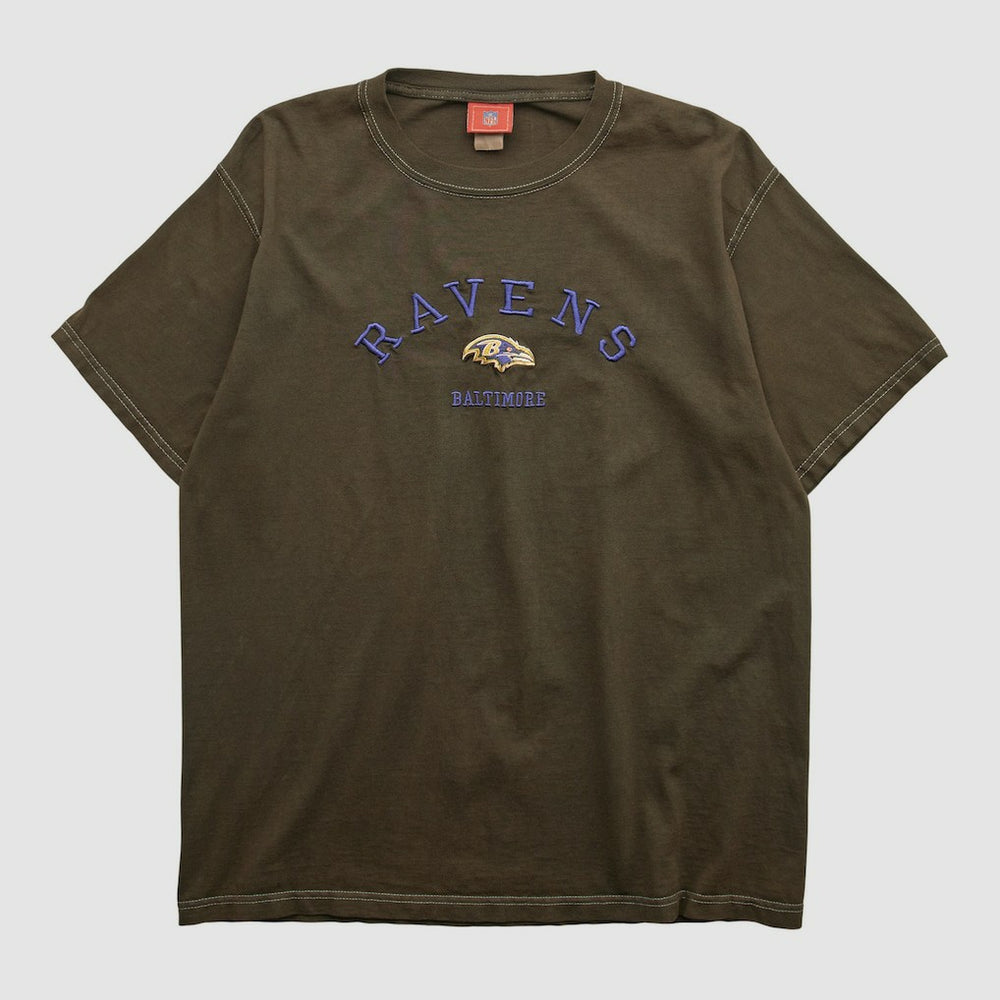 Baltimore Ravens NFL 2000s T-shirt - Brown Vintage for sale