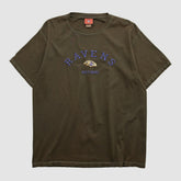 Baltimore Ravens NFL 2000s T-shirt - Brown Vintage for sale