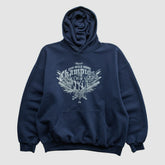 World Series Gildan 2009 Hooded Pullover Sweatshirt Navy Vintage