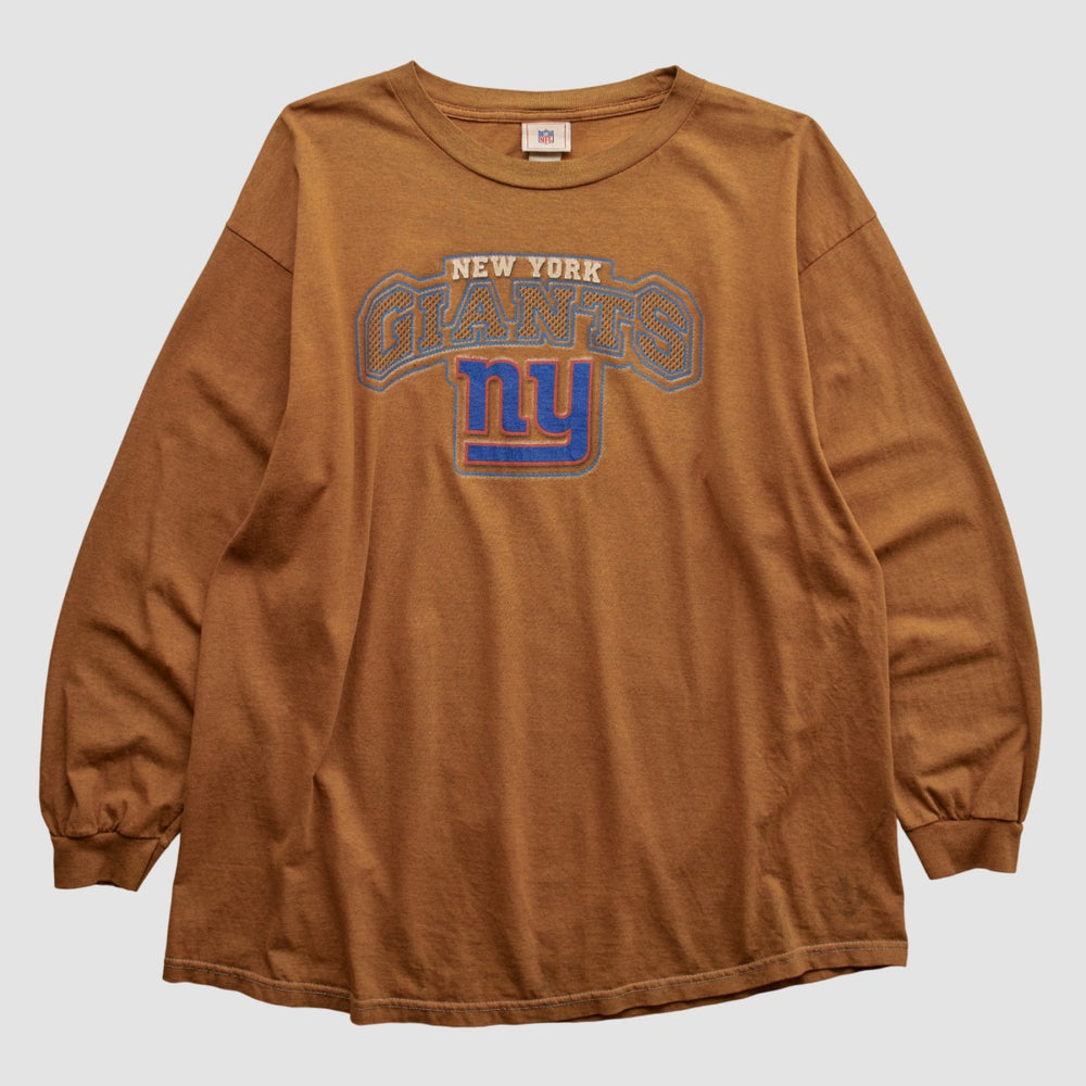 New York Giants NFL 2000s Long Sleeve T-shirt - Clay Vintage discount