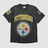 Pittsburgh Steelers Pro Player 90s T-shirt - Black Vintage for sale