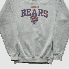 Chicago Bears Gildan 1999 Pullover Sweatshirt - Heather Gray - Yth L Real Vintage cheap