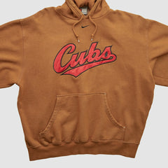 Chicago Cubs 2000s Hooded Pullover Sweatshirt Clay Vintage