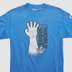 World Series 2010 T-shirt Blue Vintage