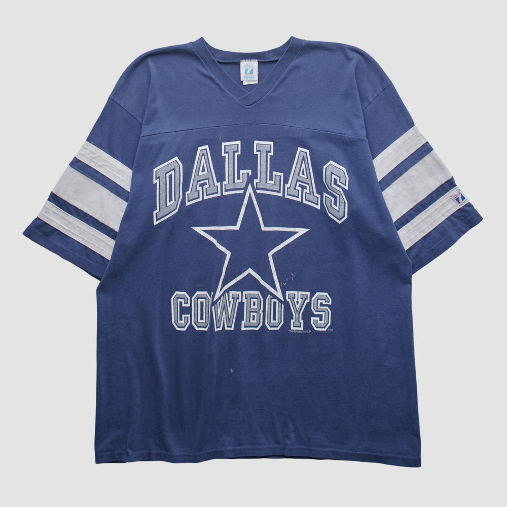 Dallas Cowboys Logo 7 90s T-shirt - Navy Vintage cheap
