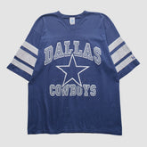 Dallas Cowboys Logo 7 90s T-shirt - Navy Vintage cheap