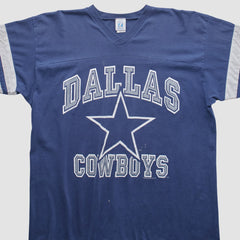 Dallas Cowboys Logo 7 90s T-shirt - Navy Vintage cheap