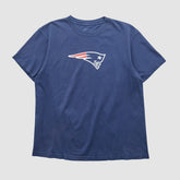 New England Patriots Reebok 2000s T-shirt - Blue Vintage discount