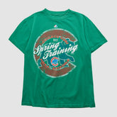 Chicago Cubs Majestic 2012 T-shirt Green Vintage