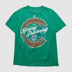 Chicago Cubs Majestic 2012 T-shirt Green Vintage