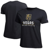 Vegas Golden Knights Champion Women's Wordmark Lockup T-Shirt - Black T-shirts