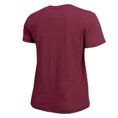 Colorado Avalanche Champion Women's Arch Mascot Logo T-Shirt - Burgundy T-shirts