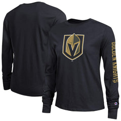 Vegas Golden Knights Champion Women's 2-Hit Long Sleeve T-Shirt - Black T-shirts