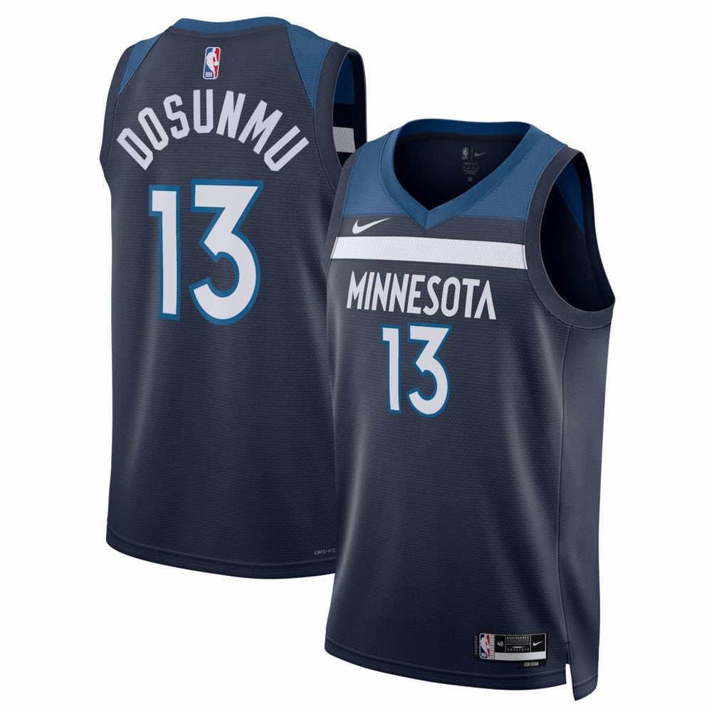 Ayo Dosunmu Minnesota Timberwolves Unisex Swingman Jersey - Icon Edition - Navy for sale