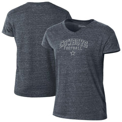 Dallas Cowboys Champion Women's Triumph Tri-Blend V-Neck T-Shirt - Navy cheap