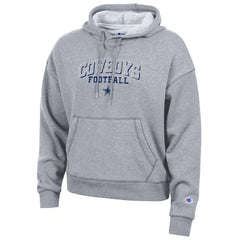 Dallas Cowboys Champion Women's Triumph Tri-Blend Hoodie - Heather Gray sale