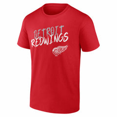 Detroit Red Wings Big & Tall Hustle Personalized Name & Number T-Shirt - Red T-shirts