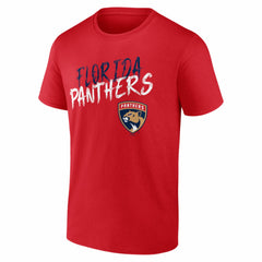 Florida Panthers Big & Tall Hustle Personalized Name & Number T-Shirt - Red T-shirts