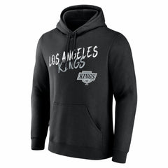 Los Angeles Kings Big & Tall Hustle Personalized Name & Number Hoodie - Black Hoodies