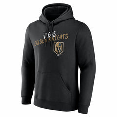 Vegas Golden Knights Hustle Personalized Name & Number Hoodie - Black Hoodies