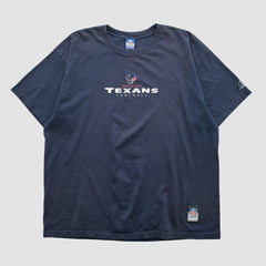 Houston Texans Reebok 2000s T-shirt - Navy Vintage sale
