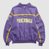 Minnesota Vikings 90s 1/4 Zip Sweatshirt - Purple Vintage on sale