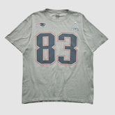 New England Patriots Reebok 2012 T-shirt - Heather Gray Vintage outlet