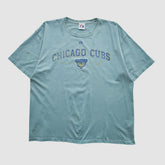 Chicago Cubs Majestic 2000s T-shirt Light Blue Vintage