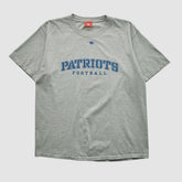 New England Patriots NFL 2000s T-shirt - Heather Gray Vintage for sale