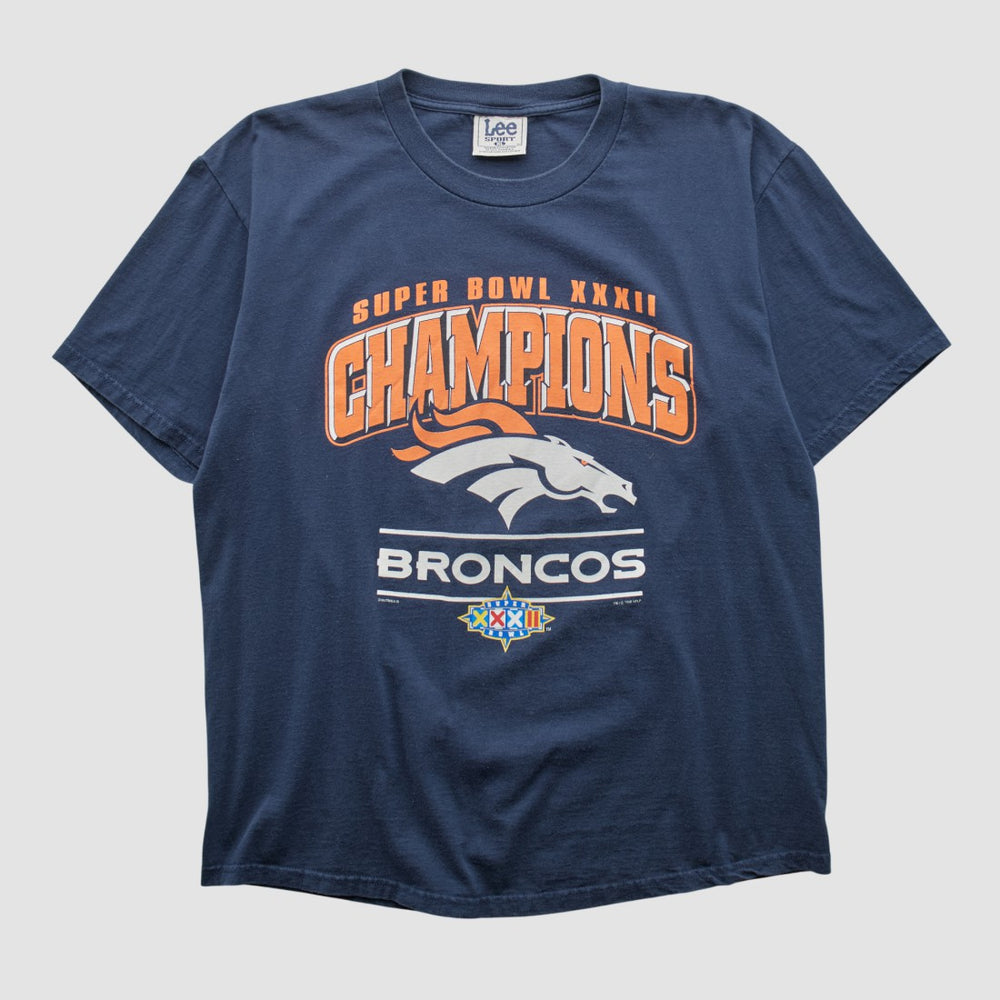 Denver Broncos Lee Sport 1998 T-shirt - Navy Vintage discount