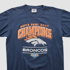 Denver Broncos Lee Sport 1998 T-shirt - Navy Vintage discount
