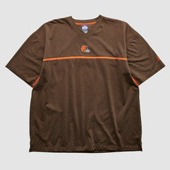 Cleveland Browns Reebok 2000s T-shirt - Brown Vintage for sale