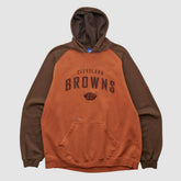 Cleveland Browns Reebok 2000s Hooded Pullover Sweatshirt - Clay Vintage sale