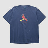 St. Louis Cardinals Majestic 2000s T-shirt Navy Vintage