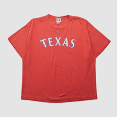Texas Rangers Majestic 2009 T-shirt Red Vintage