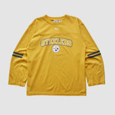 Pittsburgh Steelers NFL 2000s Long Sleeve T-shirt - Yellow Vintage on sale
