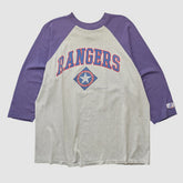 Texas Rangers Logo Athletic T-shirt Heather Gray Vintage