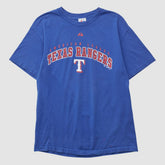 Texas Rangers Majestic 2009 T-shirt Blue Vintage