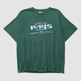Tampa Bay Rays Lee Sport T-shirt Green Vintage
