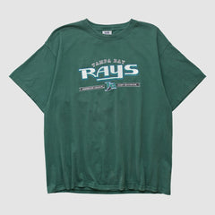 Tampa Bay Rays Lee Sport T-shirt Green Vintage