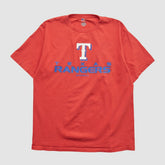Texas Rangers Genuine Merchandise 2000s T-shirt Red Vintage