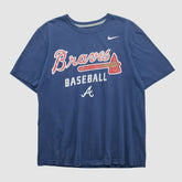 Atlanta Braves 2010s T-shirt Navy Vintage