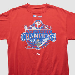 Philadelphia Phillies 2008 T-shirt Red Vintage