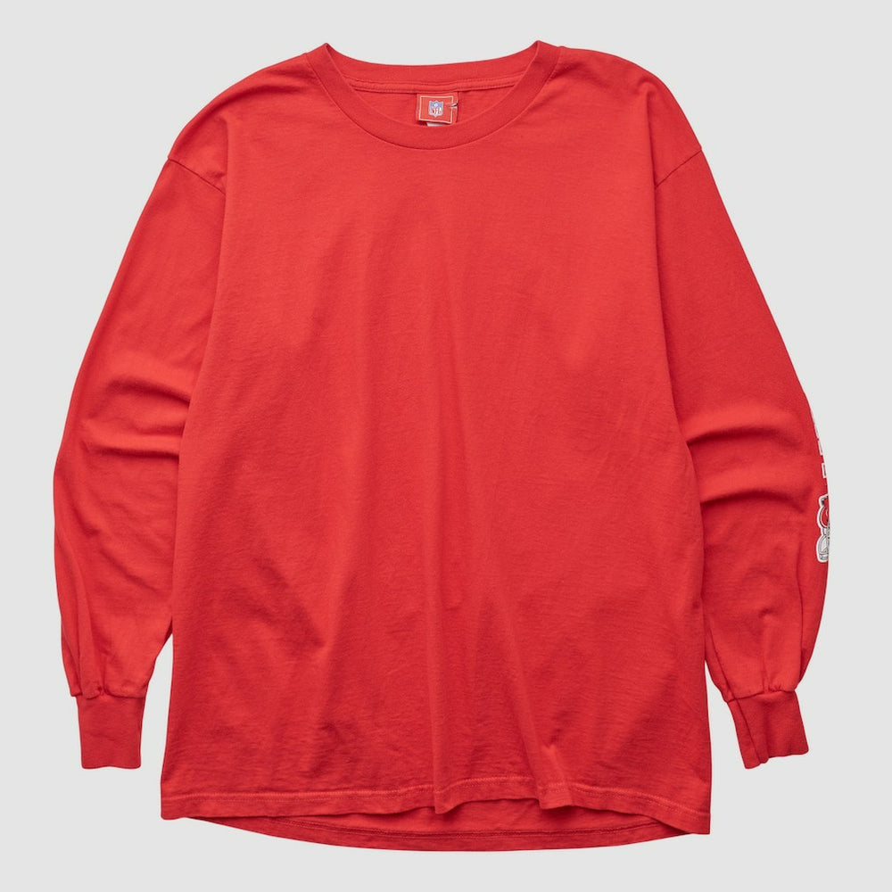 Kansas City Chiefs NFL 2000s Long Sleeve T-shirt - Red Vintage sale