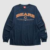 Chicago Bears NFL 2000s Long Sleeve T-shirt - Navy Vintage cheap