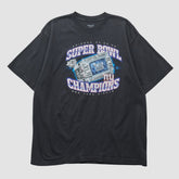 New York Giants Reebok 2008 T-shirt - Black Vintage cheap