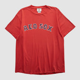 Boston Red Sox Adidas 2000s T-shirt Red Vintage